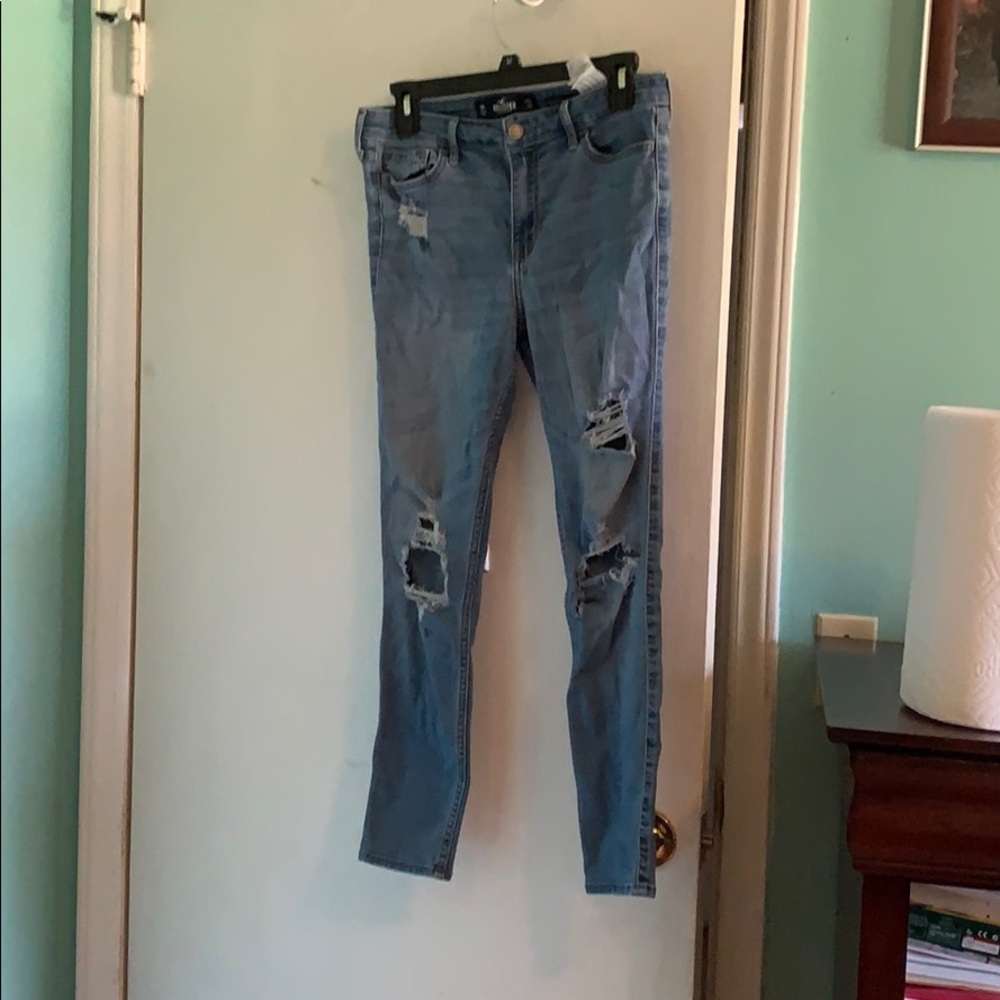 Ripped Hollister jeans